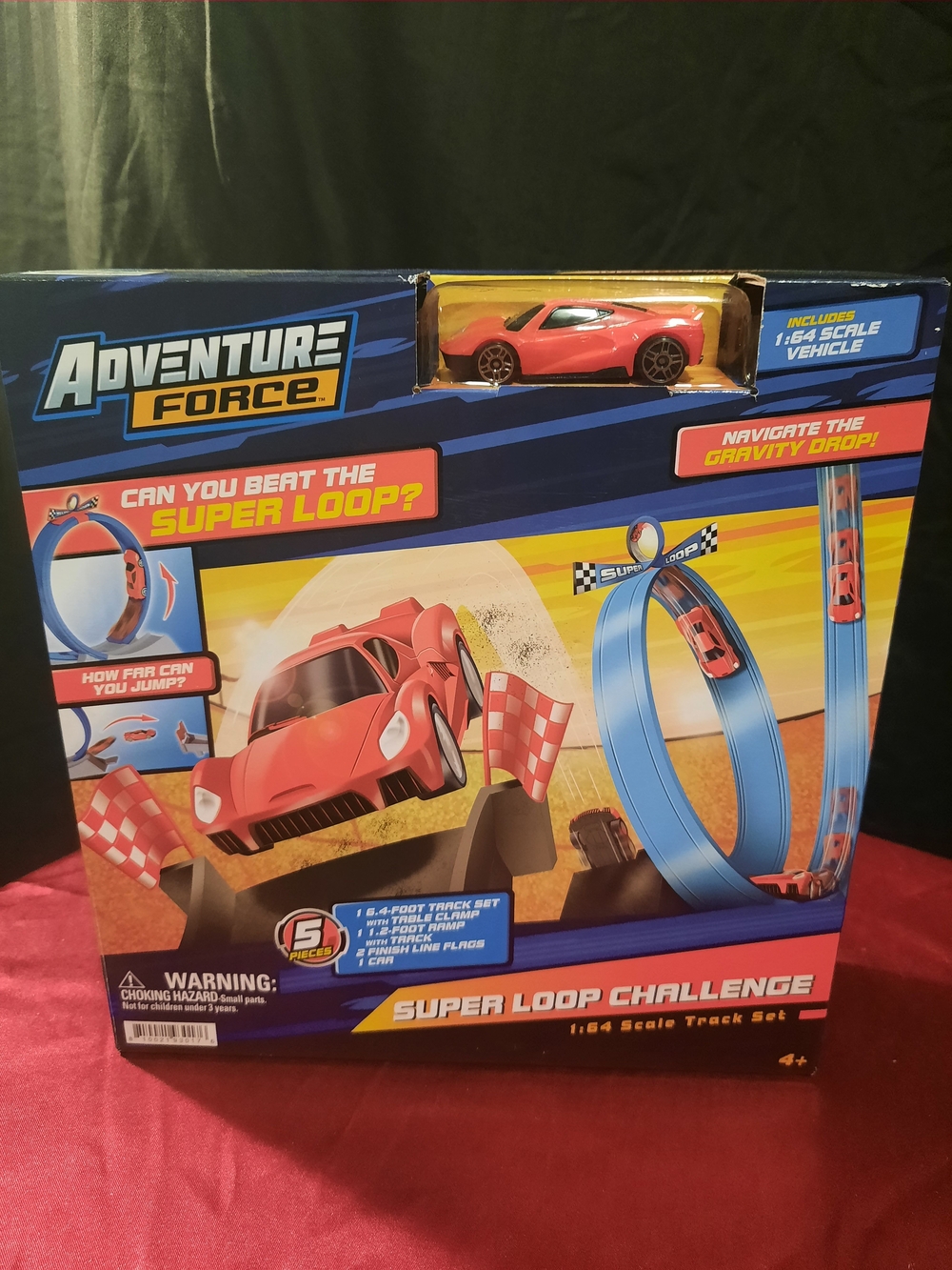 Adventure Force Super Loop Challenge Track Car Set